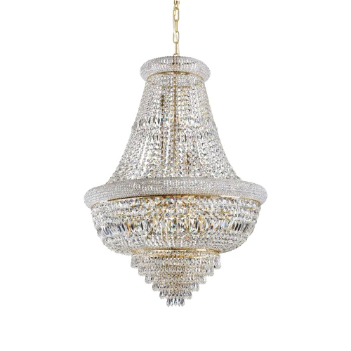 Lampa wisząca DUBAI SP24 mosiądz mosiądz 24xE14 wys.120cm