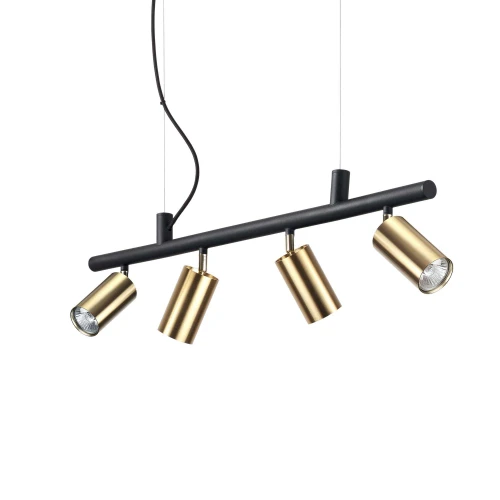 Lampa wisząca DYNAMITE SP4 mosiądz 4xGU10 wys.16.5cm