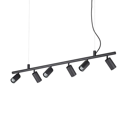 Lampa wisząca DYNAMITE SP6 czarna 6xGU10 wys.16.5cm