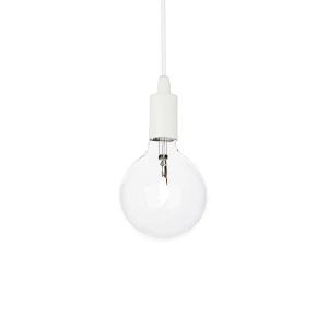 Lampa wisząca Ideal Lux EDISON SP1 biała 1xE27 wys.29cm