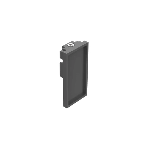 System szynowy EGO_END_CAP_HIGH_SENZA_FORO_BK