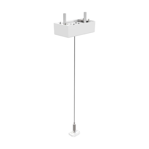System szynowy EGO_KIT_SINGLE_STEEL_CABLE_2_MT_+_CEILING_CUP_WH