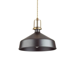 Lampa wisząca Ideal Lux ERIS-1 SP1 czarna 1xE27 wys.33cm
