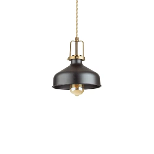 Lampa wisząca Ideal Lux ERIS-2 SP1 czarna 1xE27 wys.39cm