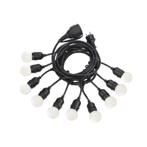 Lampa wisząca Ideal Lux FIESTA SP10 czarna 10xE27 wys.14cm