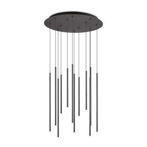 Lampa wisząca Ideal Lux FILO SP12 czarna 12xLED wys.86cm