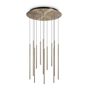 Lampa wisząca Ideal Lux FILO SP12 mosiądz 12xLED wys.86cm