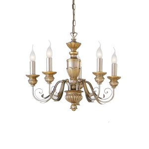 Lampa wisząca Ideal Lux FIRENZE SP5 złoto 5xE14 wys.45cm