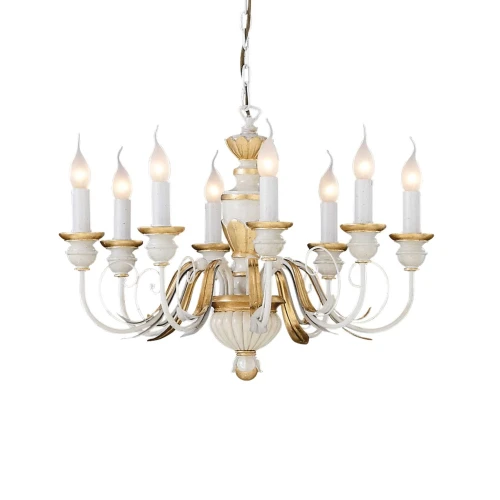 Lampa wisząca FIRENZE SP8 biała 8xE14 wys.45cm