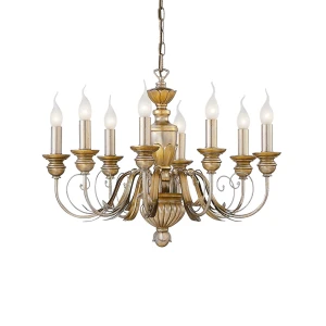 Lampa wisząca Ideal Lux FIRENZE SP8 złoto 8xE14 wys.45cm