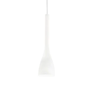 Lampa wisząca Ideal Lux FLUT SP1 mała biała 1xE14 wys.48cm