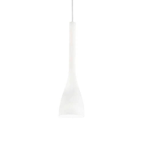 Lampa wisząca FLUT SP1 mała biała 1xE14 wys.48cm