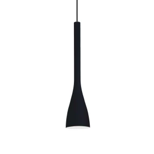Lampa wisząca Ideal Lux FLUT SP1 mała czarna 1xE14 wys.48cm