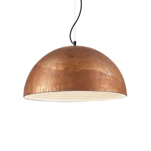 Lampa wisząca Ideal Lux FOLK SP1 D50 brązowy wenge 1xE27 wys.50cm