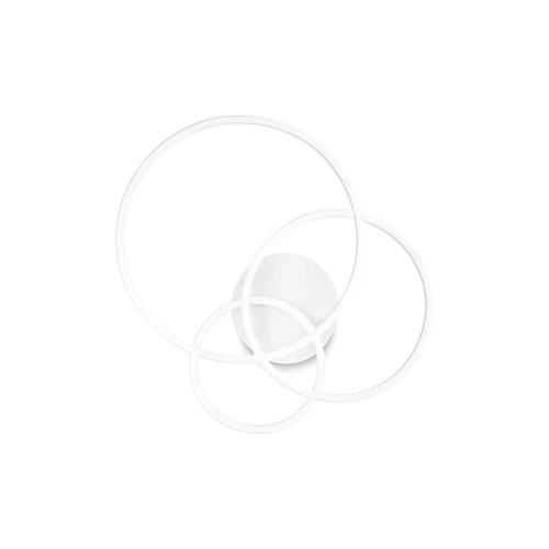 Plafon FRAME PL CERCHIO biały LED szer.61cm