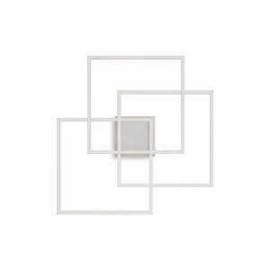 Plafon Ideal Lux FRAME PL QUADRATO biały LED szer.59cm