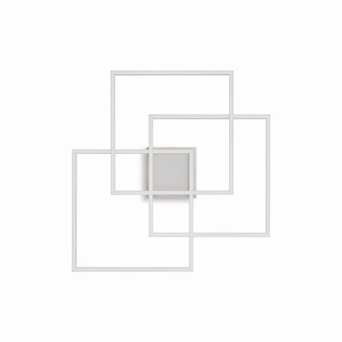 Plafon FRAME PL QUADRATO biały LED szer.59cm