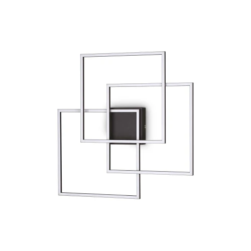 Plafon FRAME PL QUADRATO czarny LED szer.59cm