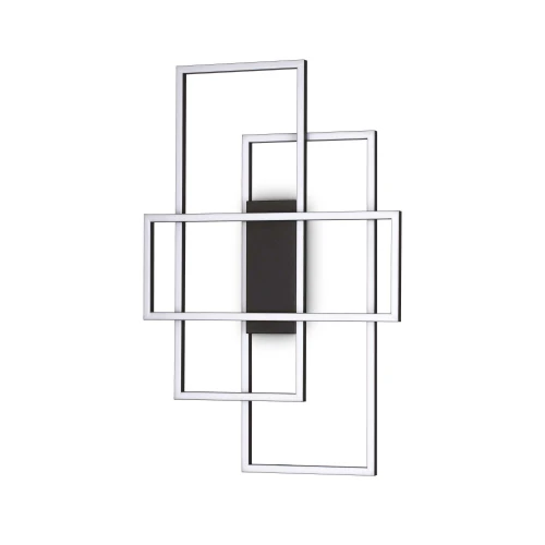 Plafon FRAME PL RETTANGOLO czarny LED szer.62.5cm