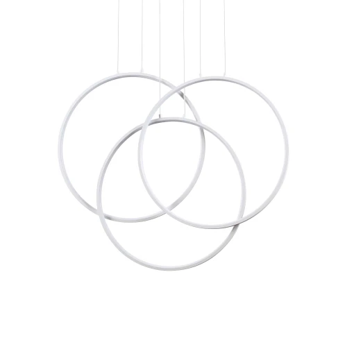 Lampa wisząca FRAME SP okrągła biała 1xLED wys.80cm