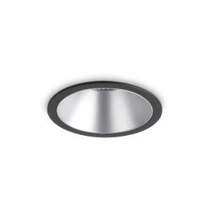 Oprawa podtynkowa Ideal Lux GAME okrągła czarno srebrna 11W 3000K LED
