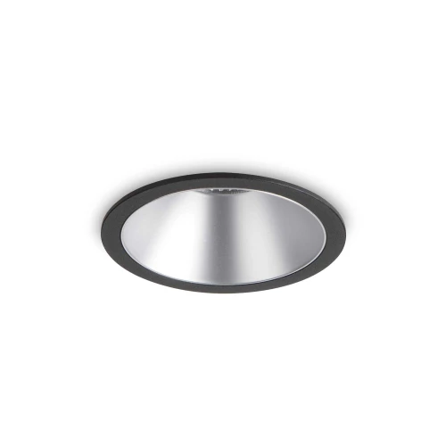 Oprawa podtynkowa GAME okrągła czarno srebrna 11W 3000K LED