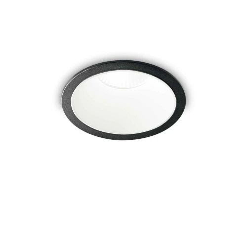 Oprawa podtynkowa GAME okrągła czarno biała 11W 3000K LED