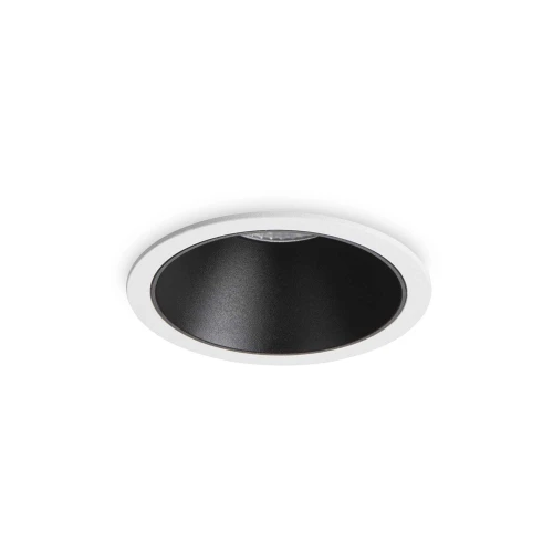 Oprawa podtynkowa GAME okrągła biało czarna 11W 3000K LED