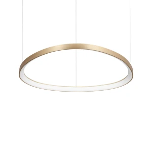 Lampa wisząca Ideal Lux GEMINI SP D81 3000K ON-OFF mosiądz 3xLED wys.18.5cm