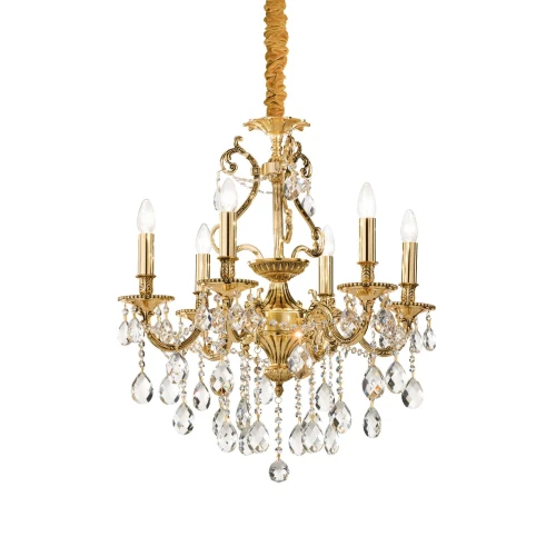 Lampa wisząca GIOCONDA SP6 złota 6xE14 wys.93cm
