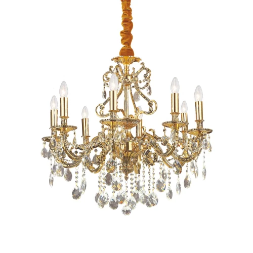 Lampa wisząca GIOCONDA SP8 złota 8xE14 wys.95cm