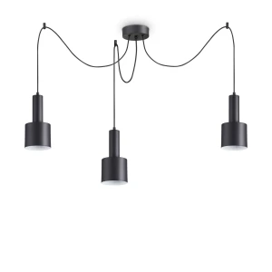 Lampa wisząca Ideal Lux HOLLY SP3 czarna 3xE27 wys.37cm