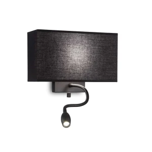 Kinkiet Ideal Lux Hotel Ap2 All Black