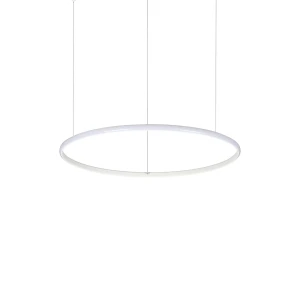 Lampa wisząca Ideal Lux HULAHOOP SP D060 biała 1xLED wys.17cm