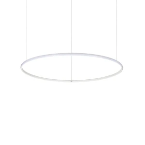 Lampa wisząca Ideal Lux HULAHOOP SP D080 biała 1xLED wys.17cm