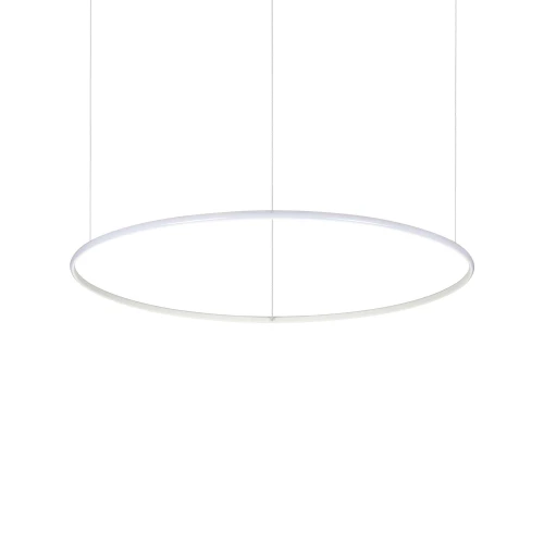 Lampa wisząca HULAHOOP SP D100 biała 1xLED wys.17cm
