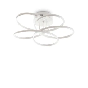 Plafon Ideal Lux KAROL PL D65 biały LED szer.65cm