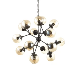 Lampa wisząca Ideal Lux KEPLER SP18 czarna 18xE27 wys.66cm