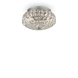 Plafon Ideal Lux KING PL3 CROMO srebrny 3xG9 szer.25.5cm
