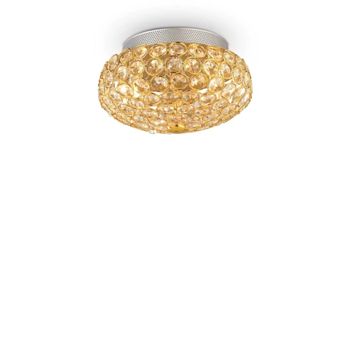 Plafon KING PL3 ORO złoty 3xG9 szer.25.5cm