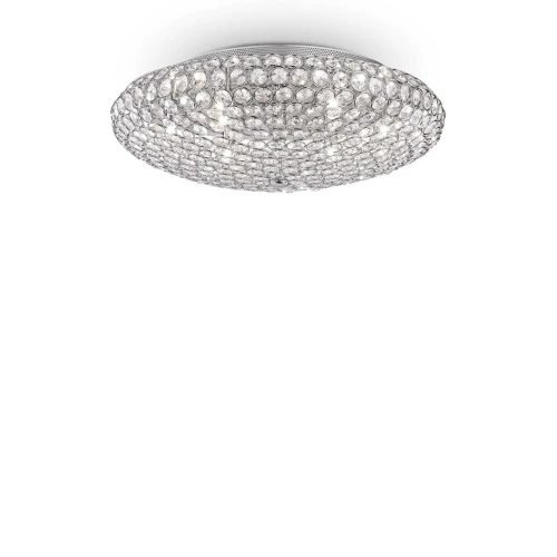 Plafon KING PL9 CROMO srebrny 9xG9 szer.53.5cm