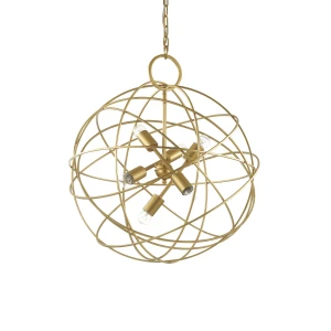 Lampa wisząca Ideal Lux KONSE SP6 złota 6xE27 wys.102cm