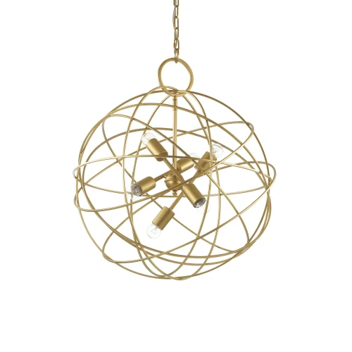 Lampa wisząca KONSE SP6 złota 6xE27 wys.102cm