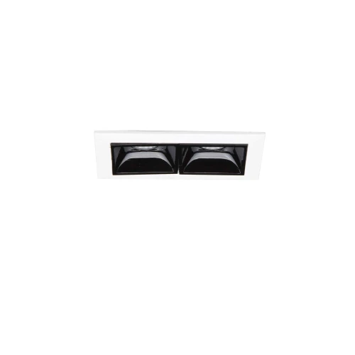 Oprawa podtynkowa LIKA TRIM 06W czarno-biała 3000K LED