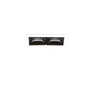 Oprawa podtynkowa Ideal Lux LIKA TRIM 06W czarno-biała 4000K LED