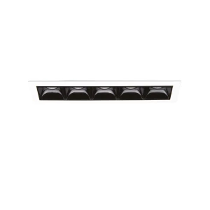 Oprawa podtynkowa Ideal Lux LIKA TRIM 12W czarno-biała 4000K LED