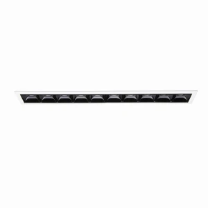 Oprawa podtynkowa Ideal Lux LIKA TRIM 21W czarno-biała 3000K LED