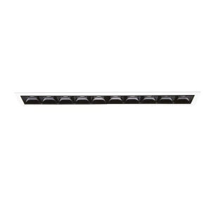 Oprawa podtynkowa Ideal Lux LIKA TRIM 21W czarno-biała 4000K LED