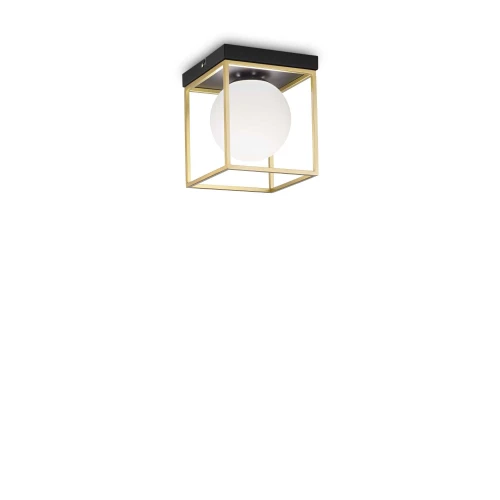 Plafon LINGOTTO PL1 czarny 1xE14 szer.18.5cm