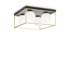 Plafon Ideal Lux LINGOTTO PL4 czarny 4xE14 szer.45.5cm